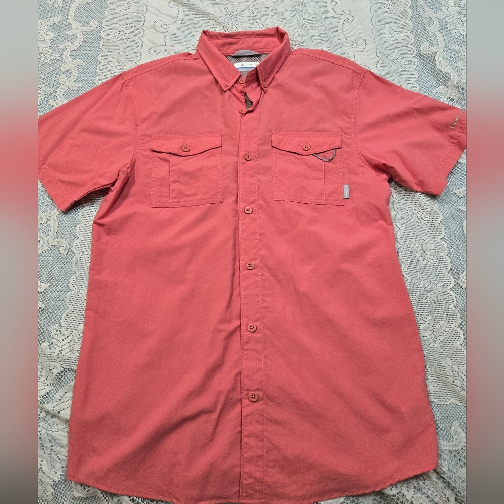 Men's Coral Short Sleeve Shirt